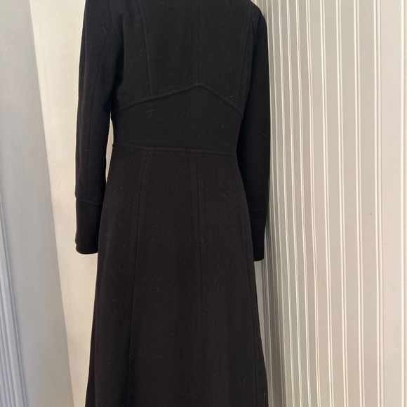 NWOT Précis Medium Wool Cashmere Black Business Casual Coat - Picture 6 of 9
